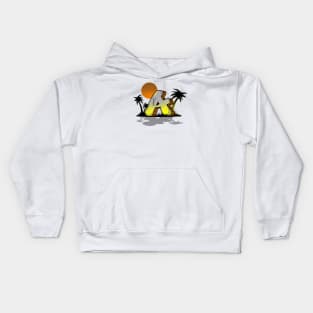 GRAFFITI LATTER A Kids Hoodie